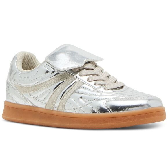 Steve Madden Shoes - STEVE MADDEN MADRID SNEAKER SILVER Size 8